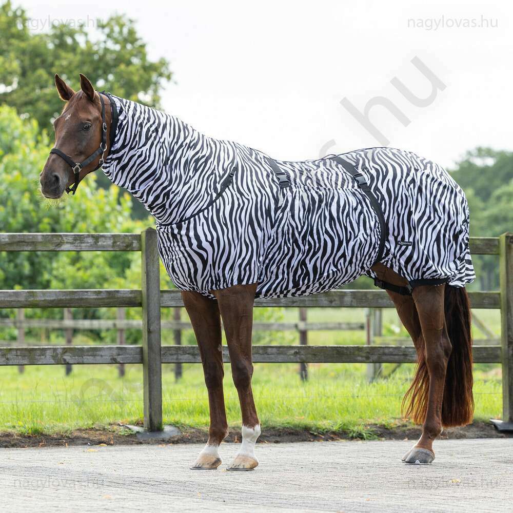QHP Ekcéma lótakaró zebra  125 cm
