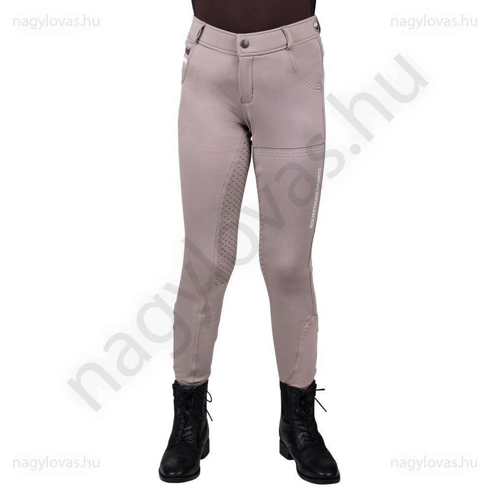 QHP Emma Junior softshell lovaglónadrág bézs 152