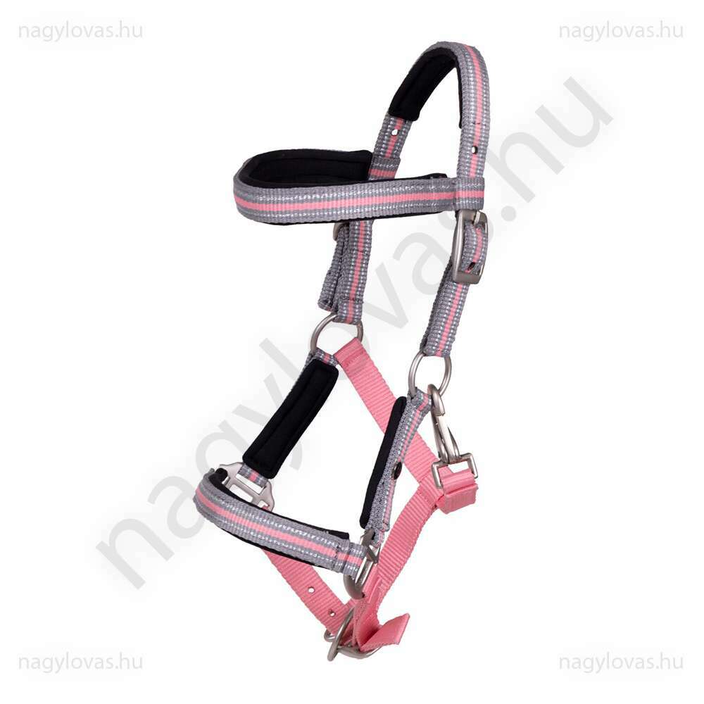 QHP Flore kötőfék csikóra flamingo pink