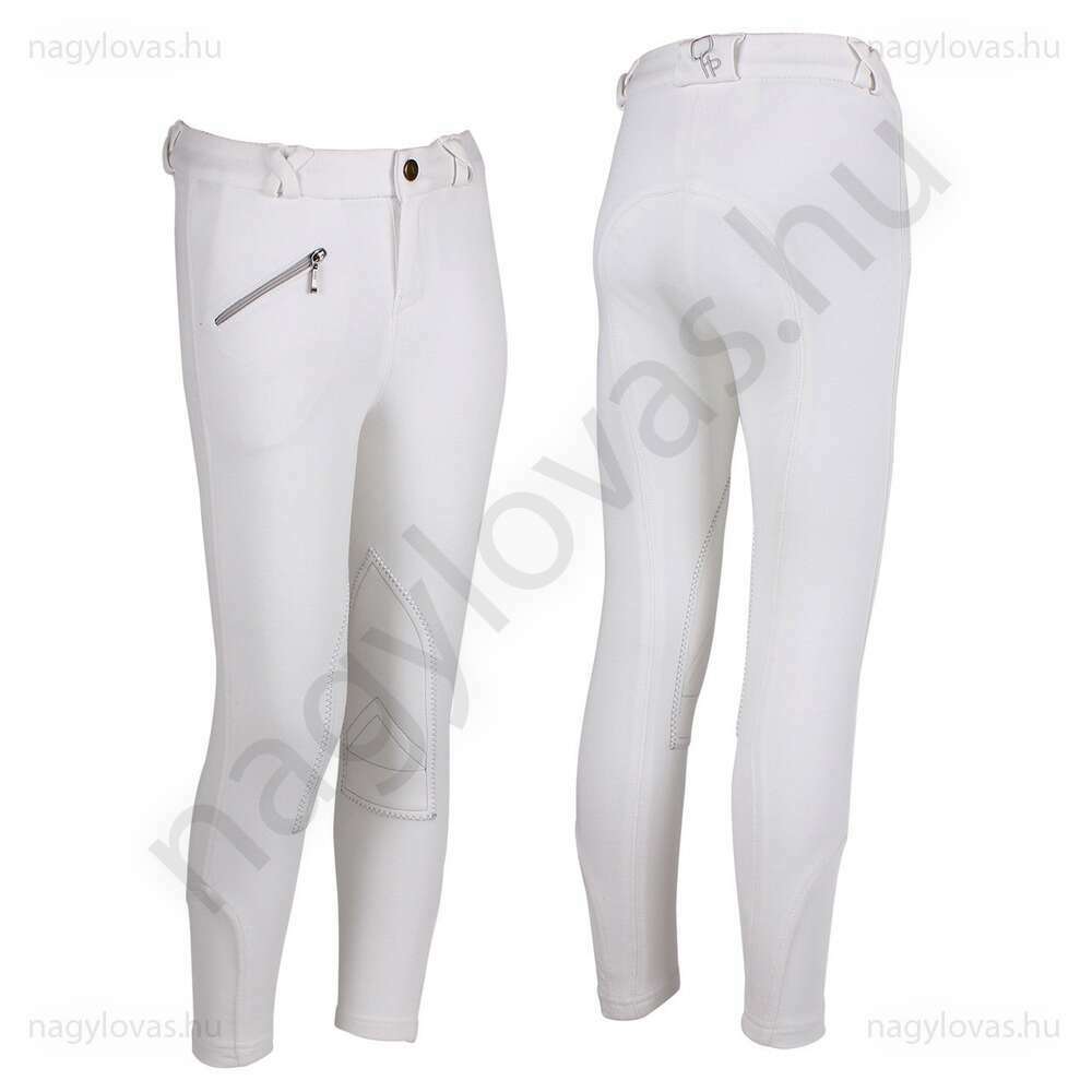 QHP gyerek lovaglónadrág fehér 116