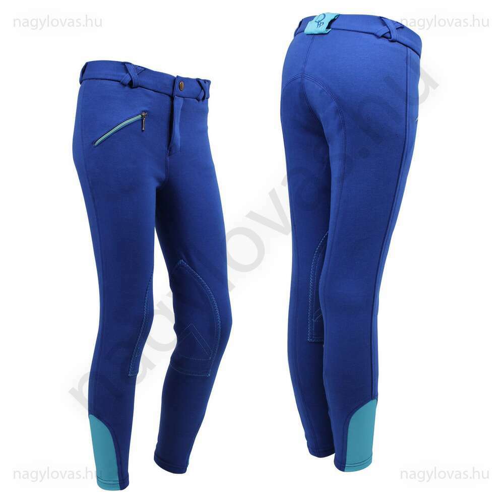 QHP gyerek lovaglónadrág kék 176