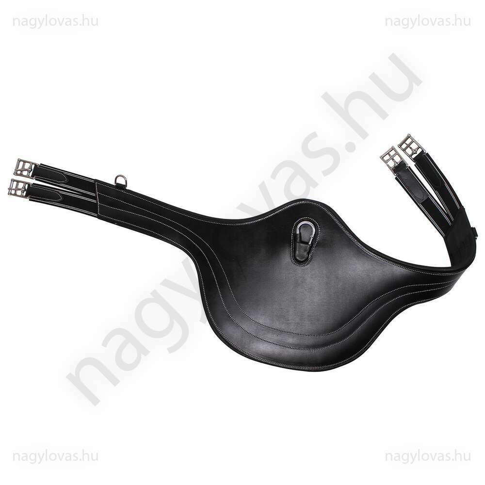 QHP hasvédős heveder luxus varrással - Fekete - 140cm