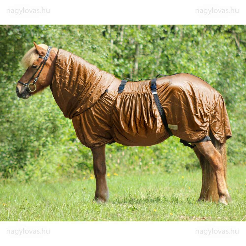 QHP Icelandic ekcéma lótakaró barna 130 cm