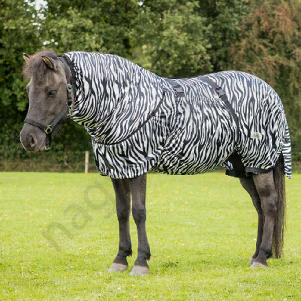 QHP Icelandic ekcéma  lótakaró zebra 130 cm
