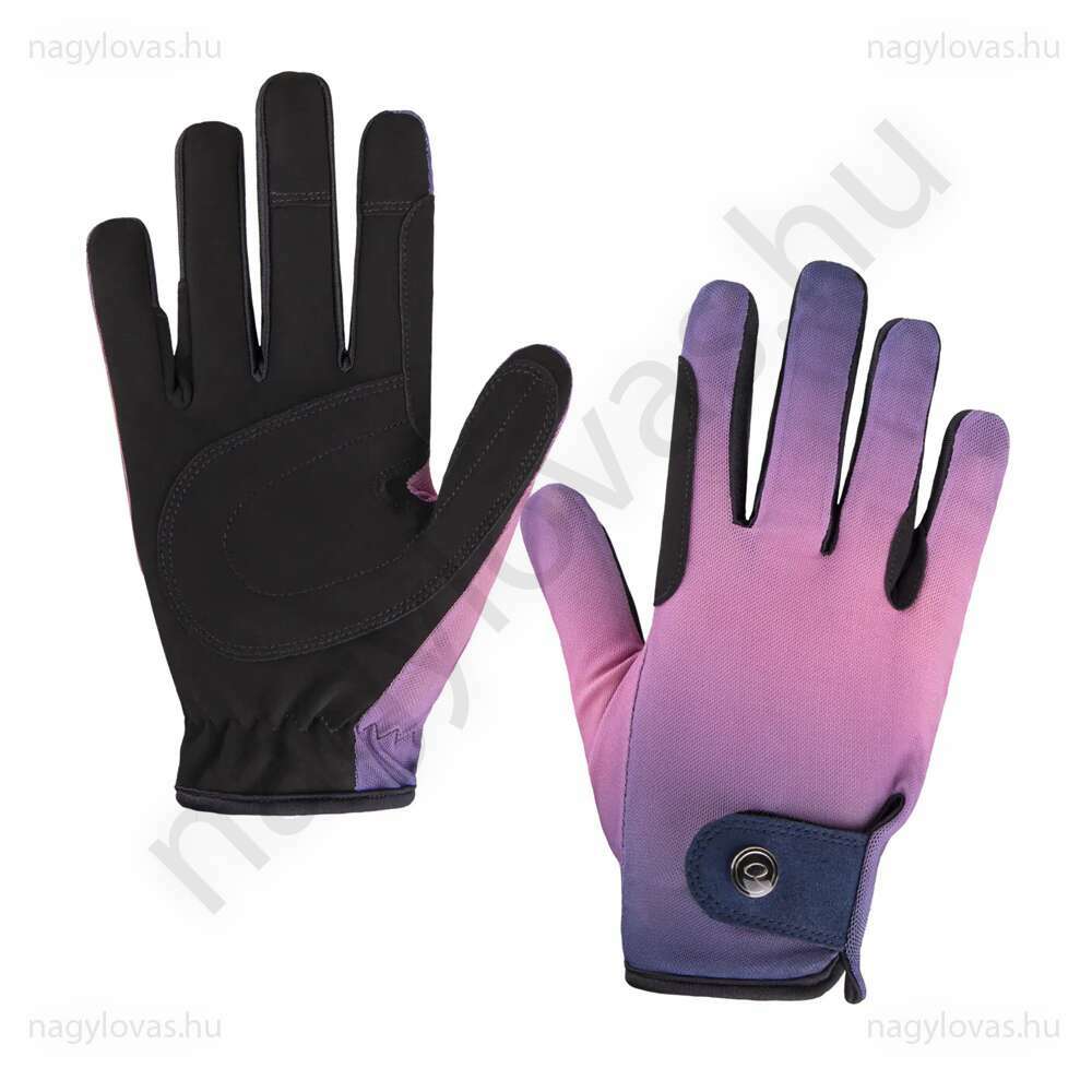 QHP Jaily lovaglókesztyű ombre pink