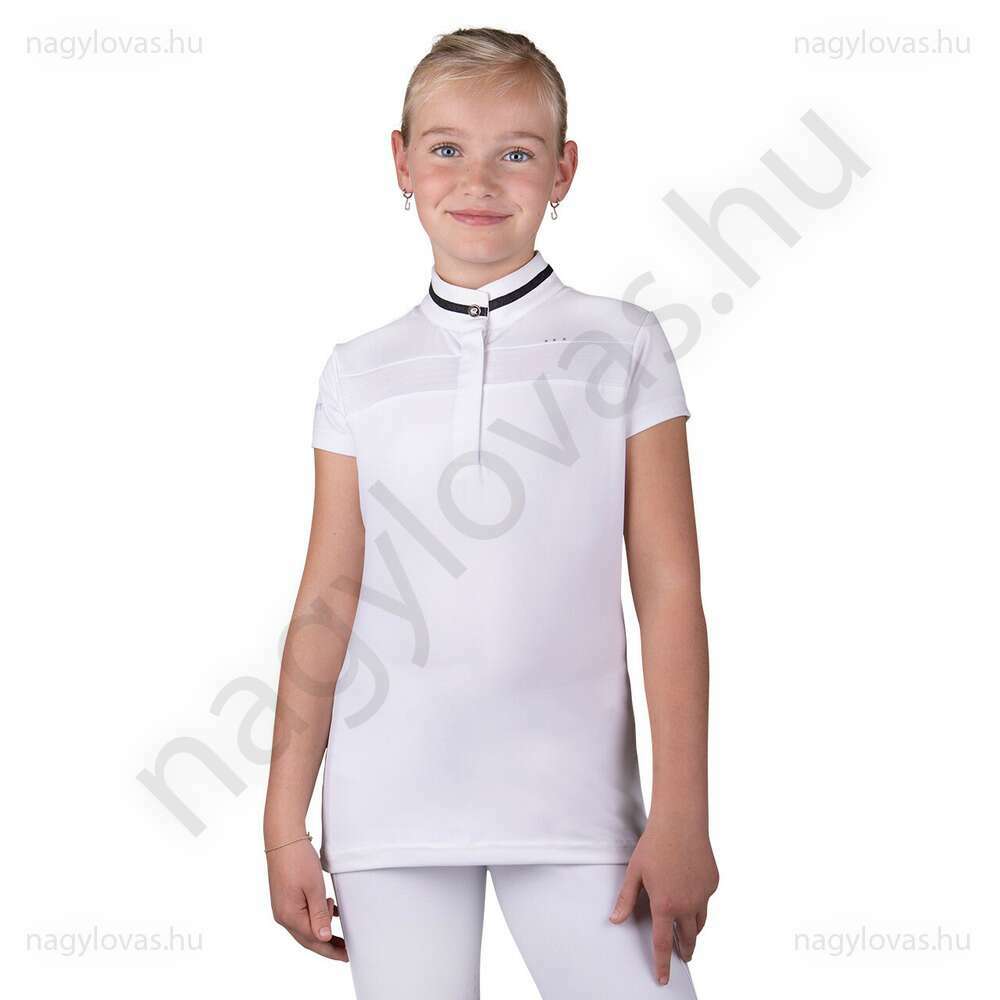 QHP Kae Junior versenypóló fehér 176