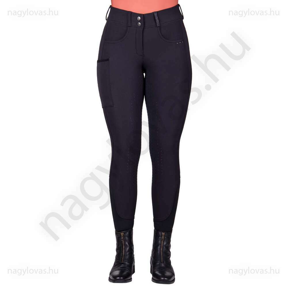 QHP Kae női lovaglónadrág fekete 44