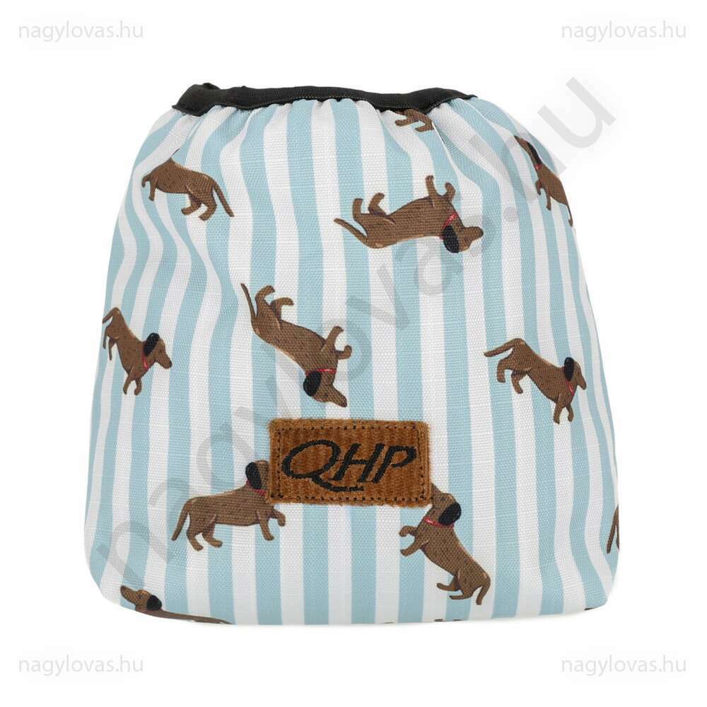 QHP kengyelhuzat Dachshund tacskó mintás gumis 