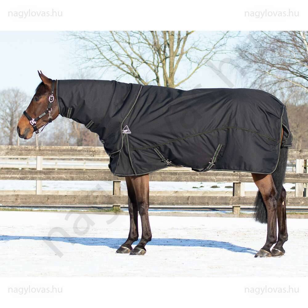 QHP kombinált téli lótakaró szett  fekete 165 cm