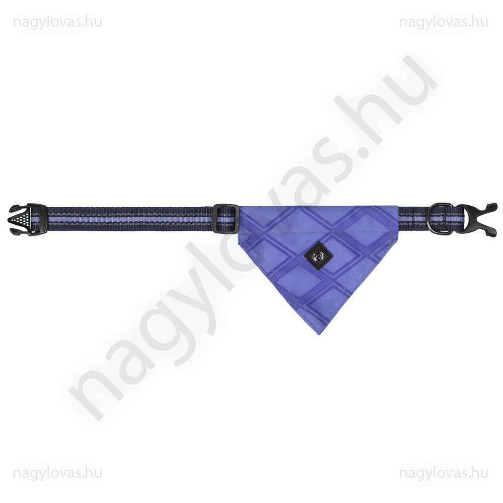 QHP kutyáknak való nyakörv kendővel  lila L