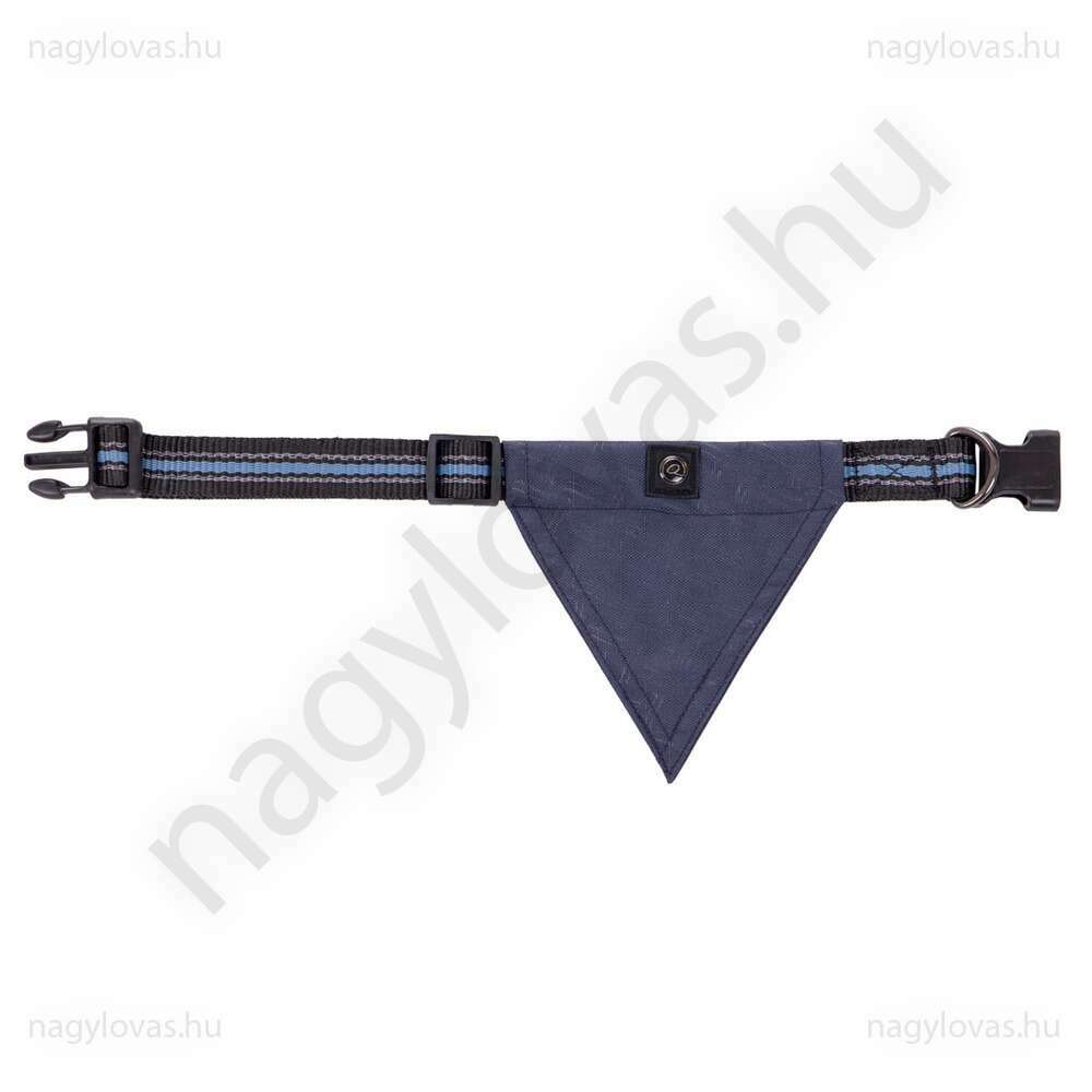 QHP kutyáknak való nyakörv kendővel  zafír M