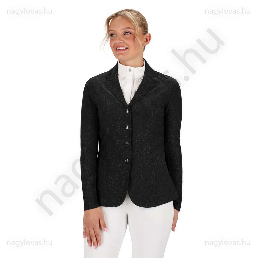 QHP Kynley női zakó  lurex fekete