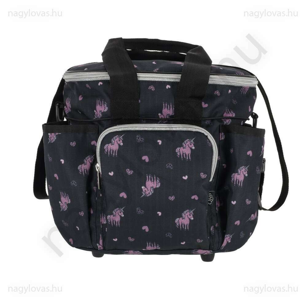 QHP Lize tisztító táska  fekete/lila 