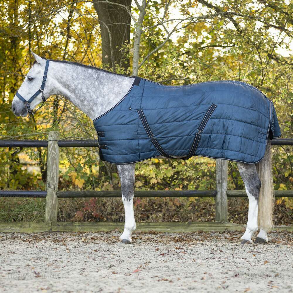 QHP lótakaró istálló 200 gr. kék 165 cm