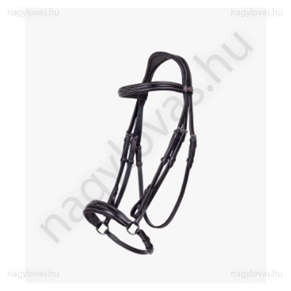 QHP Low kantár gurtnis szárral fekete