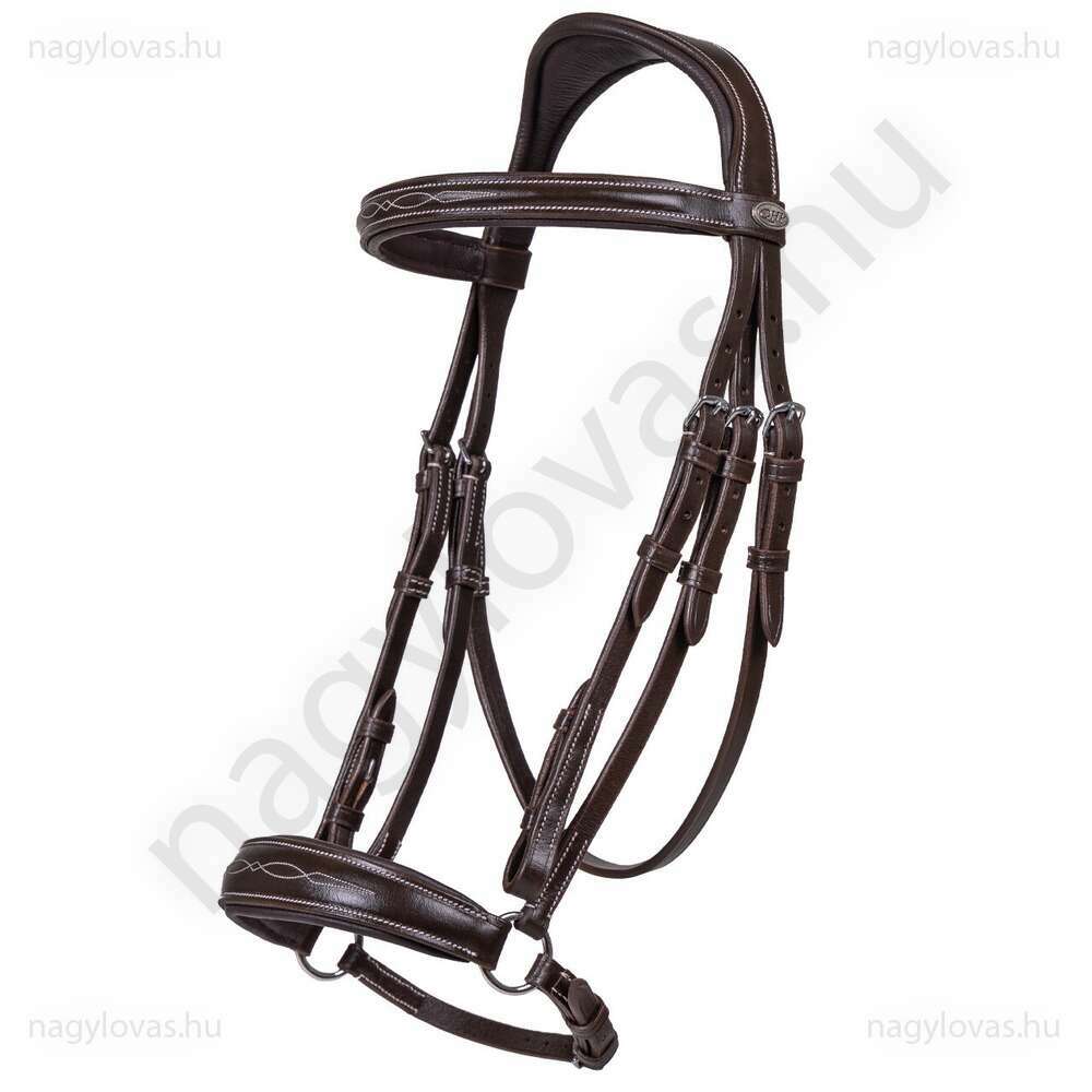 QHP Low luxus kantár s.barna Full