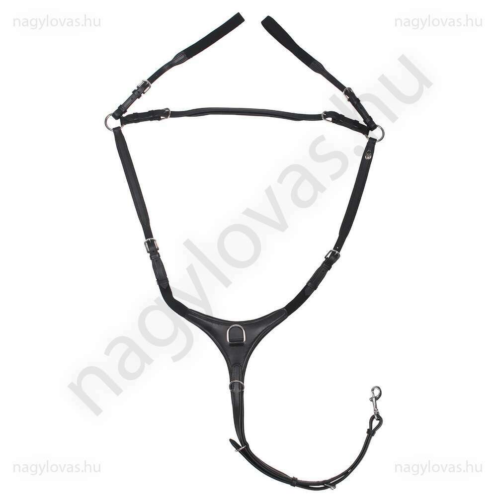 QHP Luxury elasztikus szügyelő - Fekete - Póni