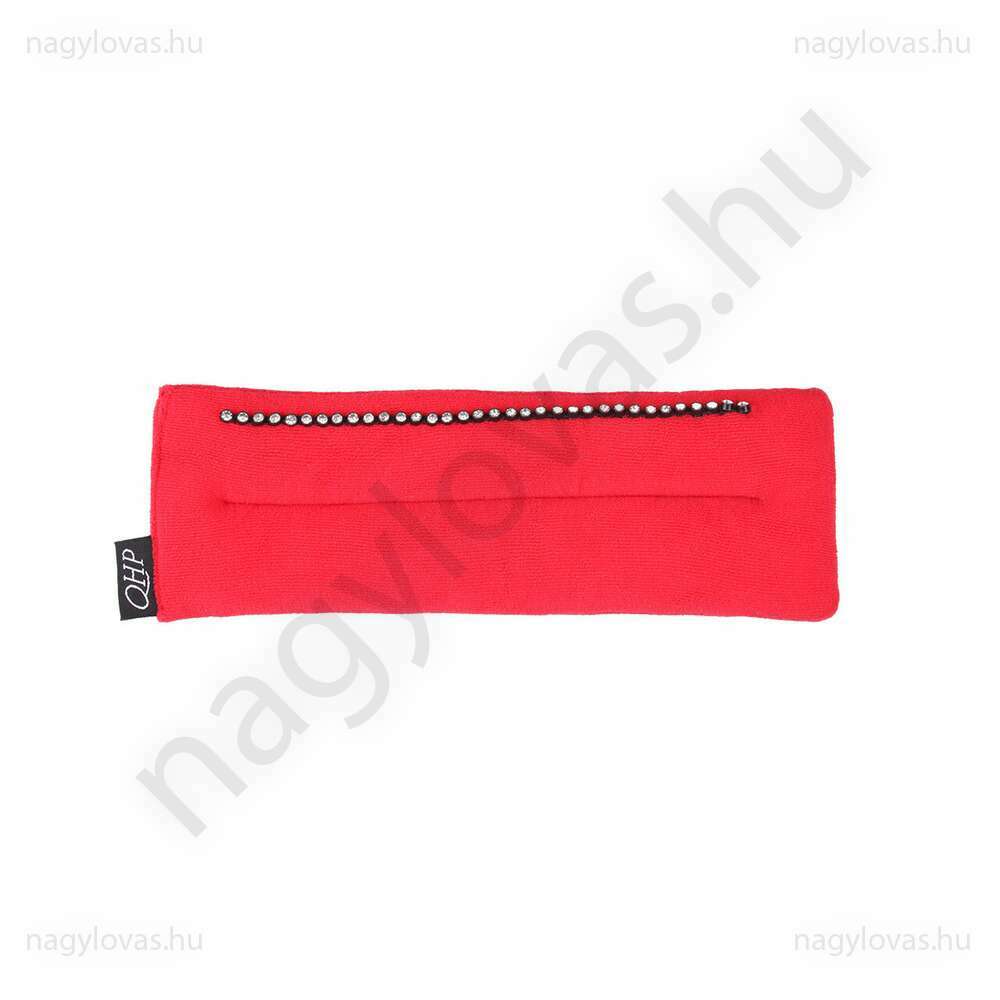 QHP Madelon orrszíjvédő piros Cob