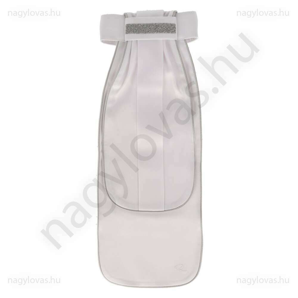 QHP Miyah zsabós nyakkendő fehér/ezüst S