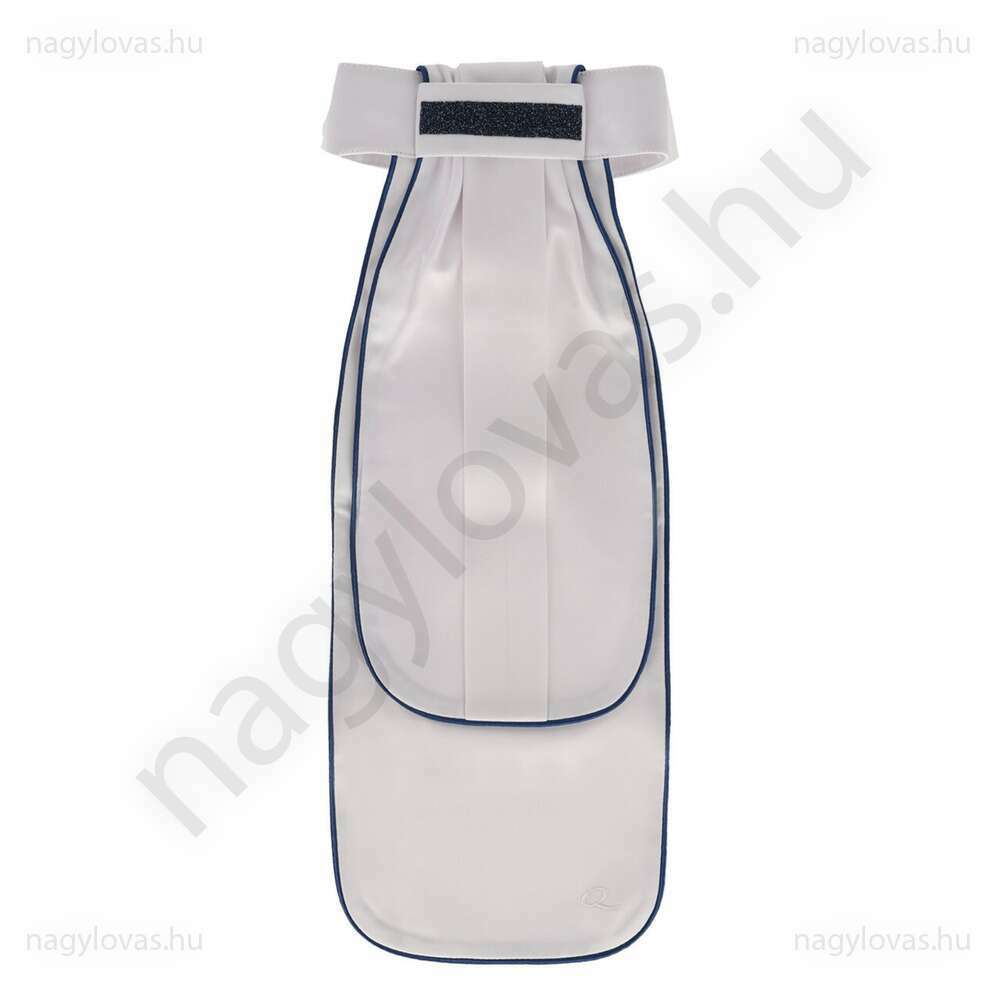 QHP Miyah zsabós nyakkendő fehér/s.kék M