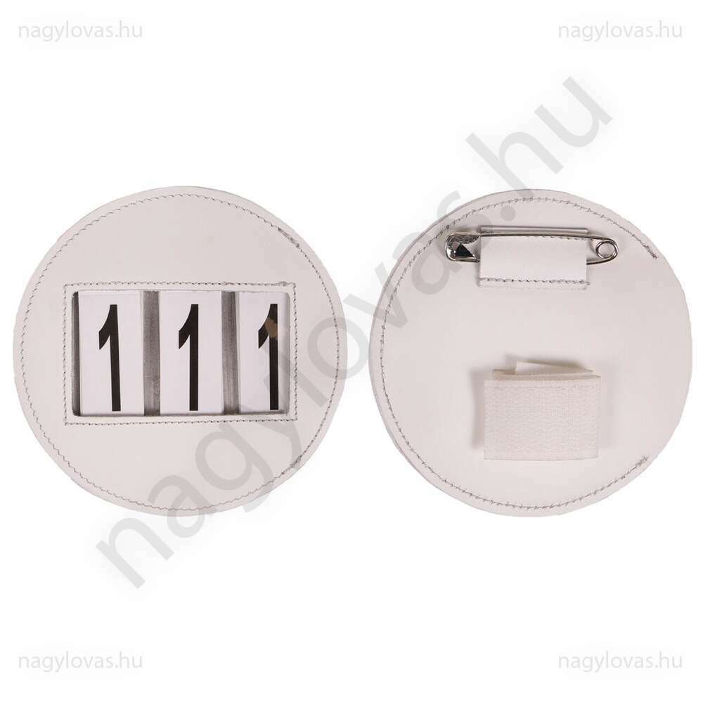 QHP Modeste kerek versenyszám tartó - Fehér