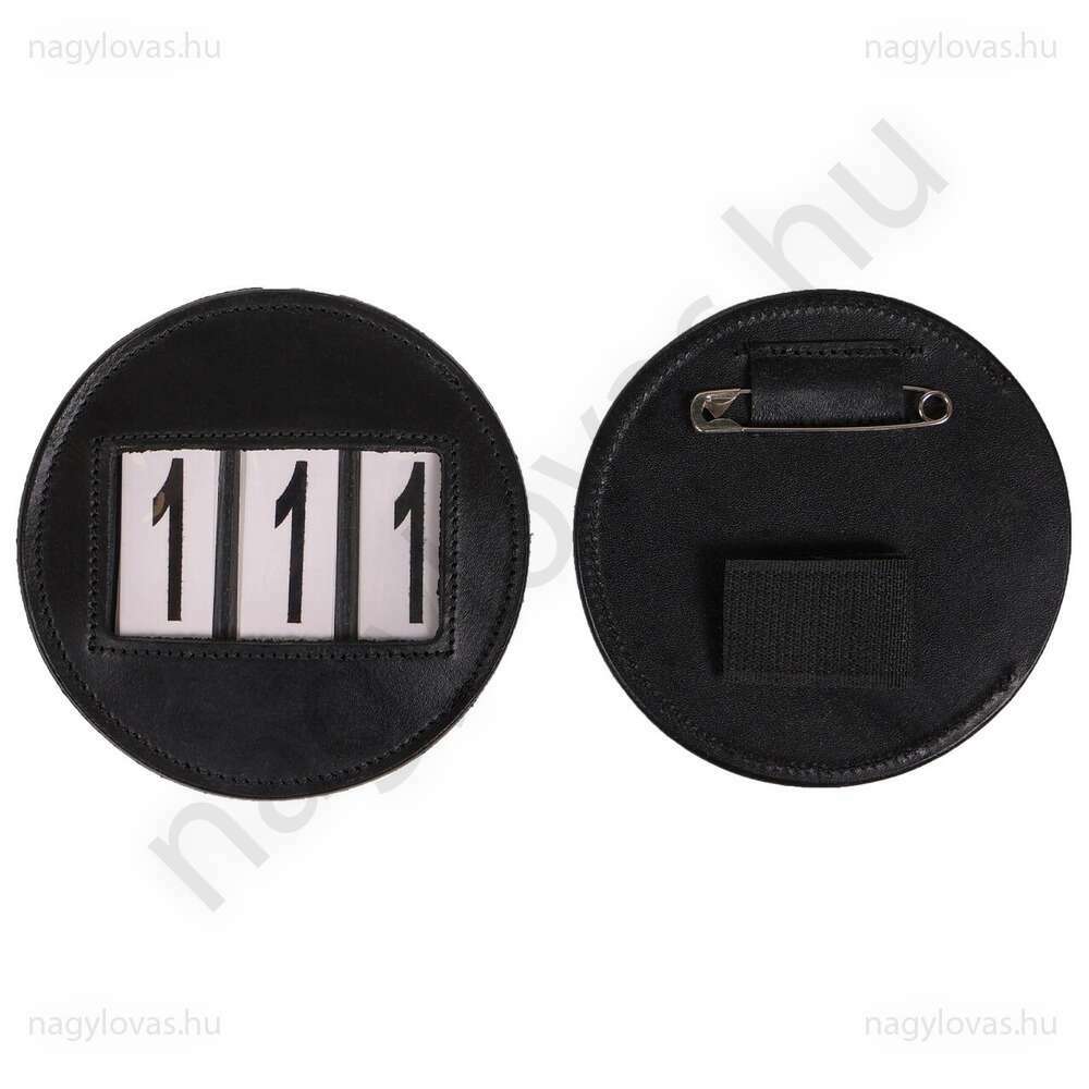 QHP Modeste kerek versenyszám tartó - Fekete