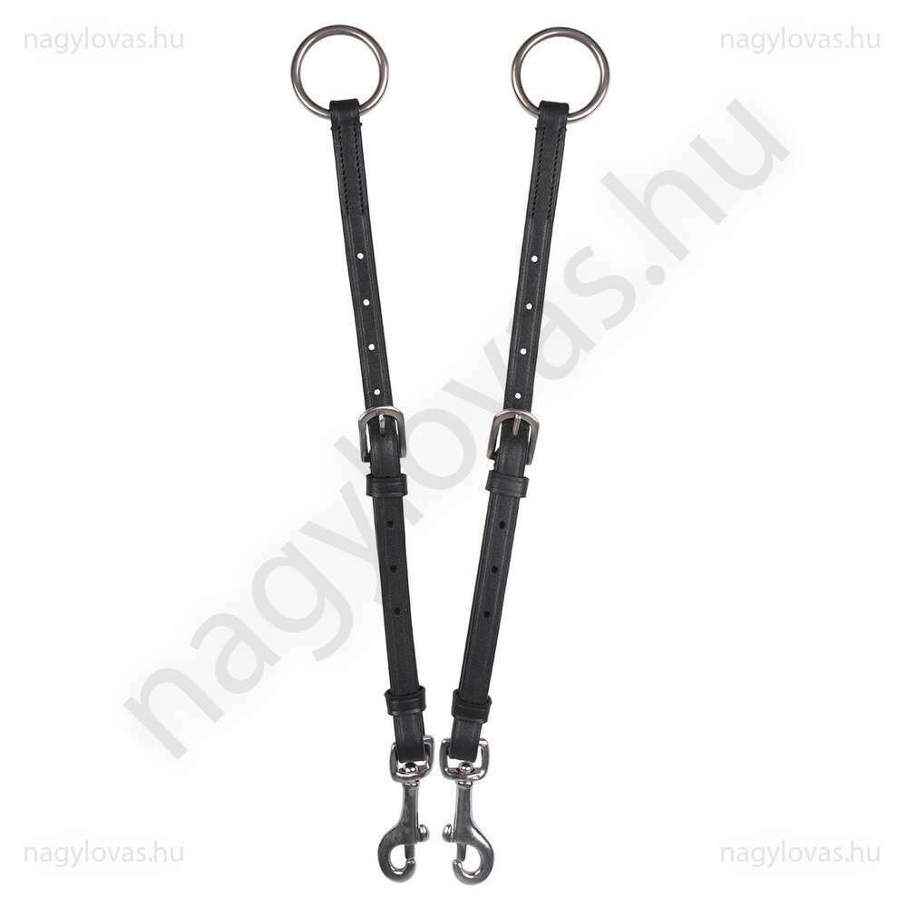 QHP Normál martingál villa - Fekete - Póni