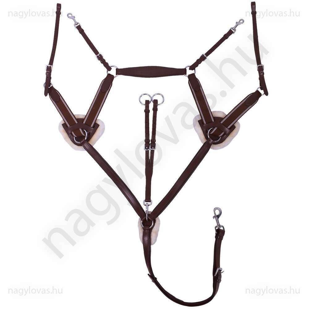 QHP Ontario szügyelő martingállal - Barna - Cob