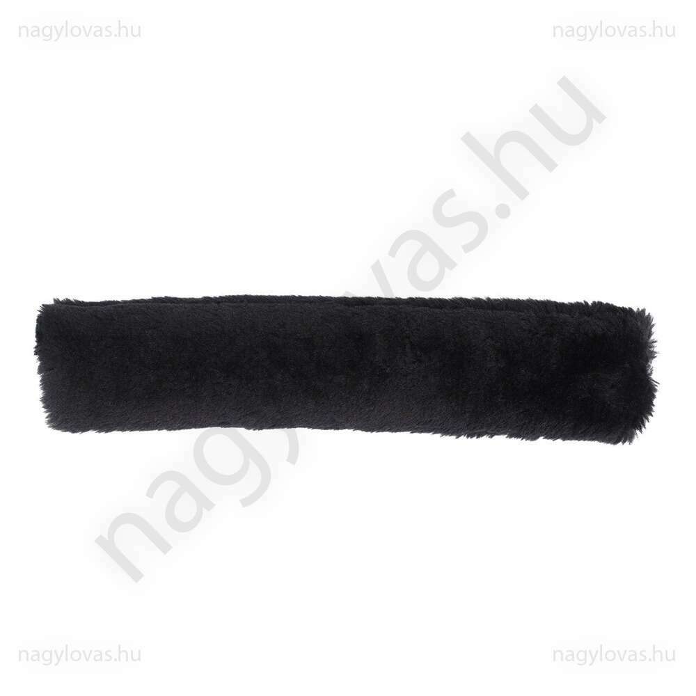 QHP orrszíjvédő műszőrme fekete 26 cm