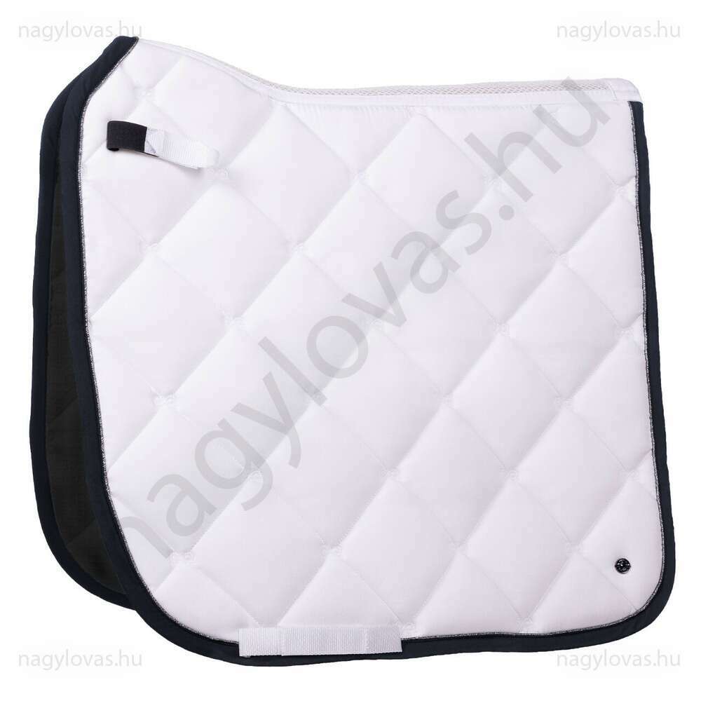QHP PerformNow díjlovas nyeregalátét fehér/kék Full