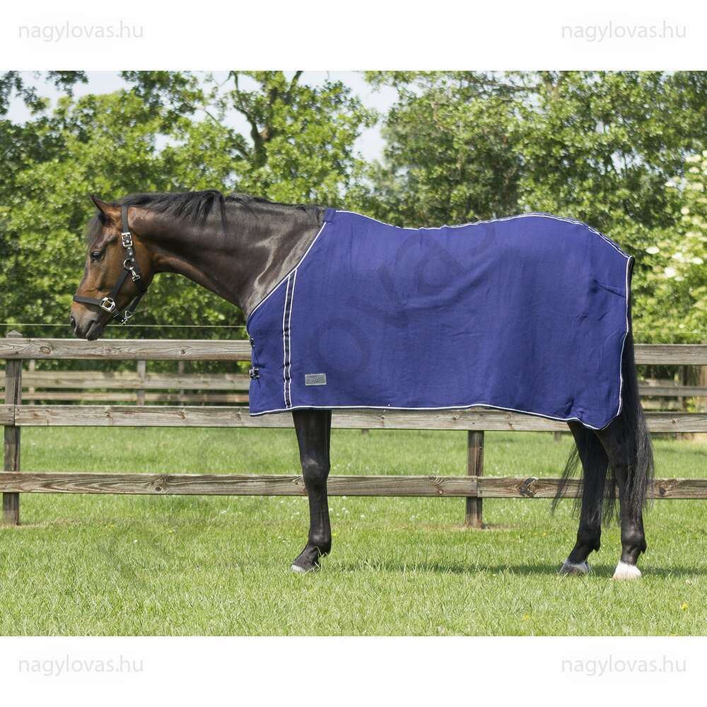 QHP polár leszárító lótakaró  kék  125 cm