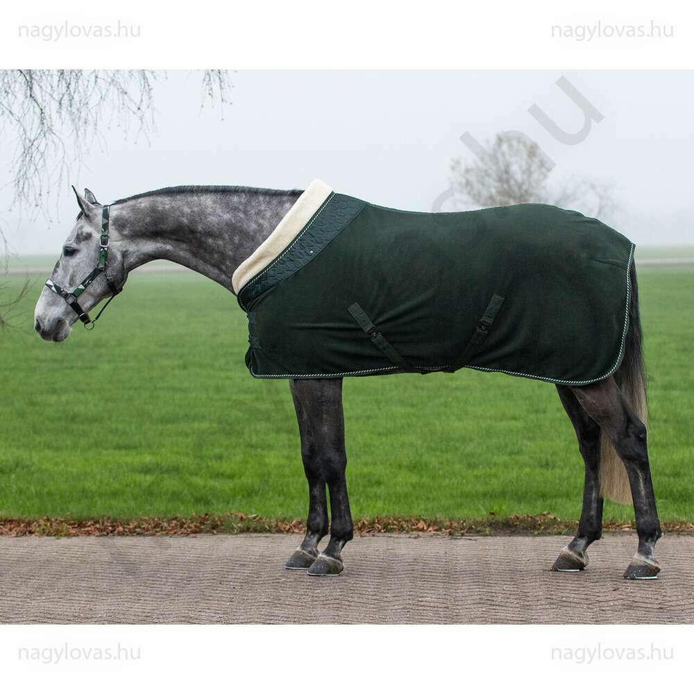 QHP polár leszárító lótakaró  zöld  125 cm
