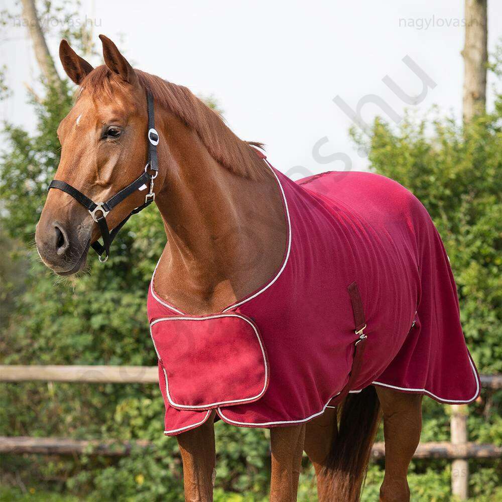 QHP polár lótakaró bordó