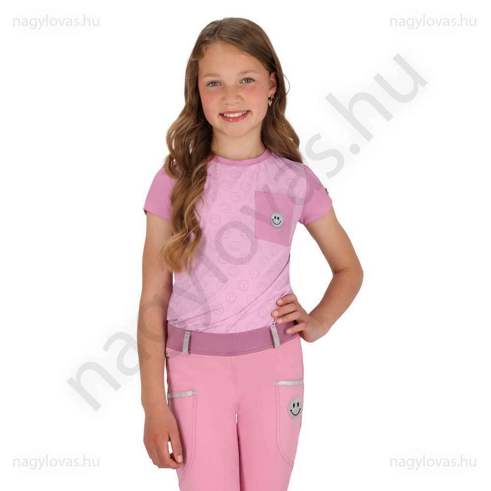 QHP Rosalynn Junior rövid ujjó póló rózsaszín 98