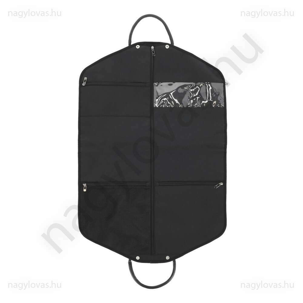 QHP ruhatároló táska fekete