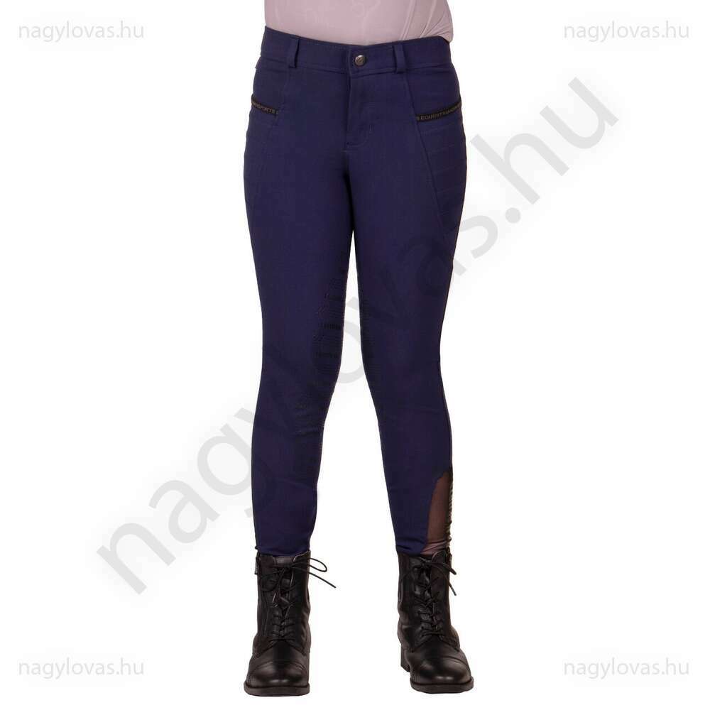 QHP Rylee Junior lovaglónadrág s.kék 152
