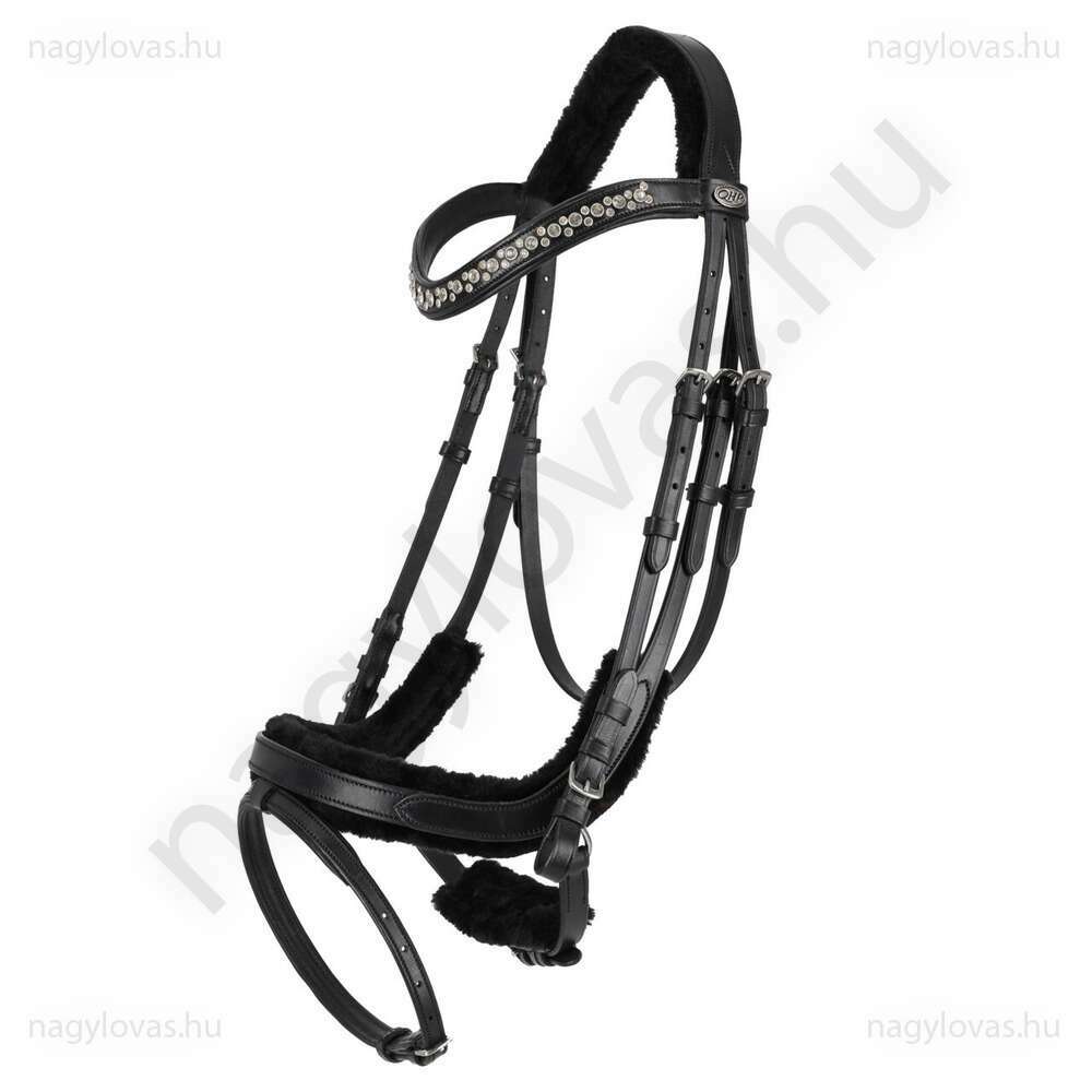 QHP Sensifost kantár fekete cob