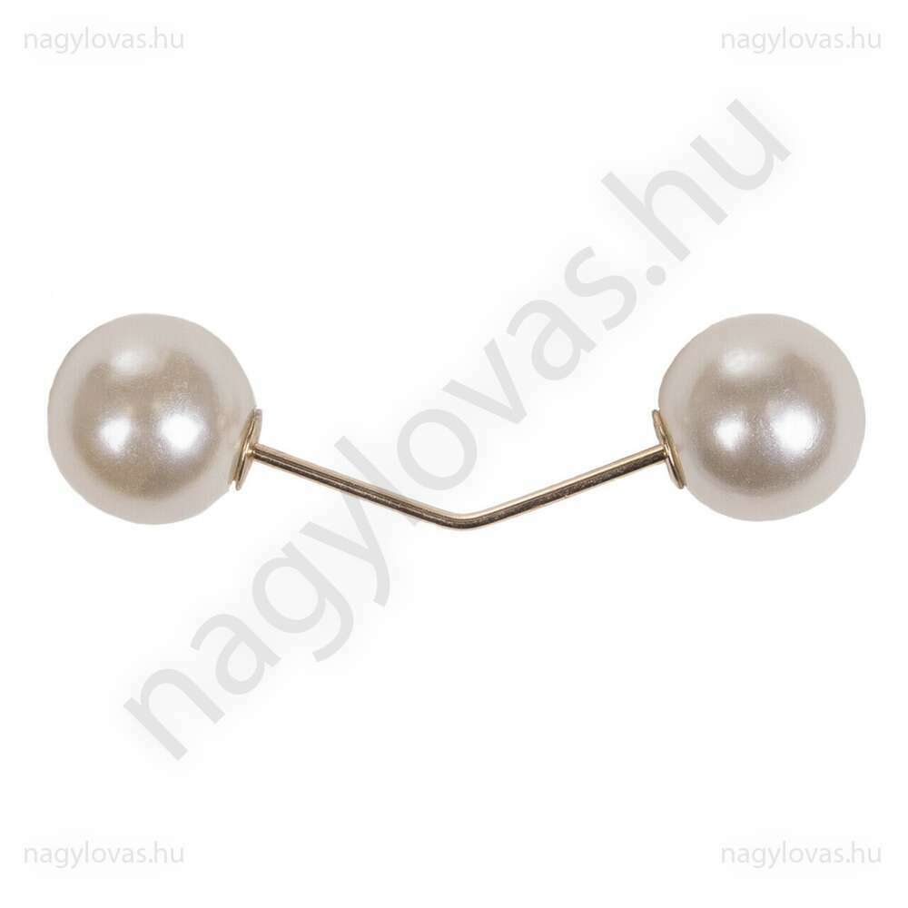 QHP sörénydísz gyöngyfehér