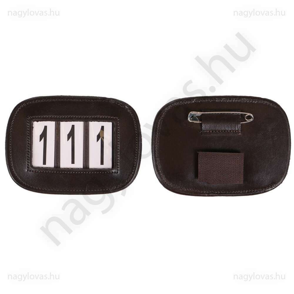 QHP számtartó szögletes - Barna