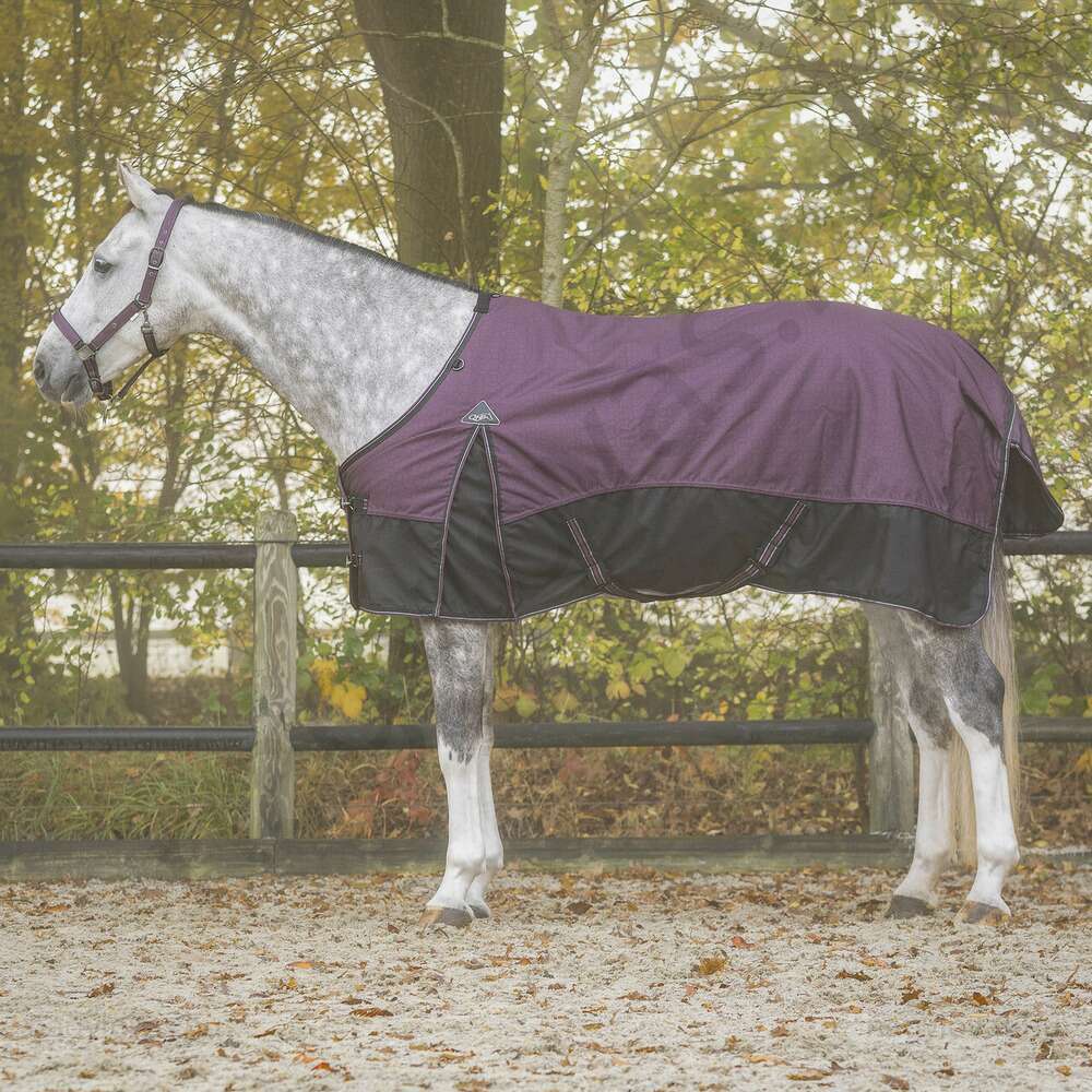 QHP téli lótakaró karám 300 gr bordó 145 cm