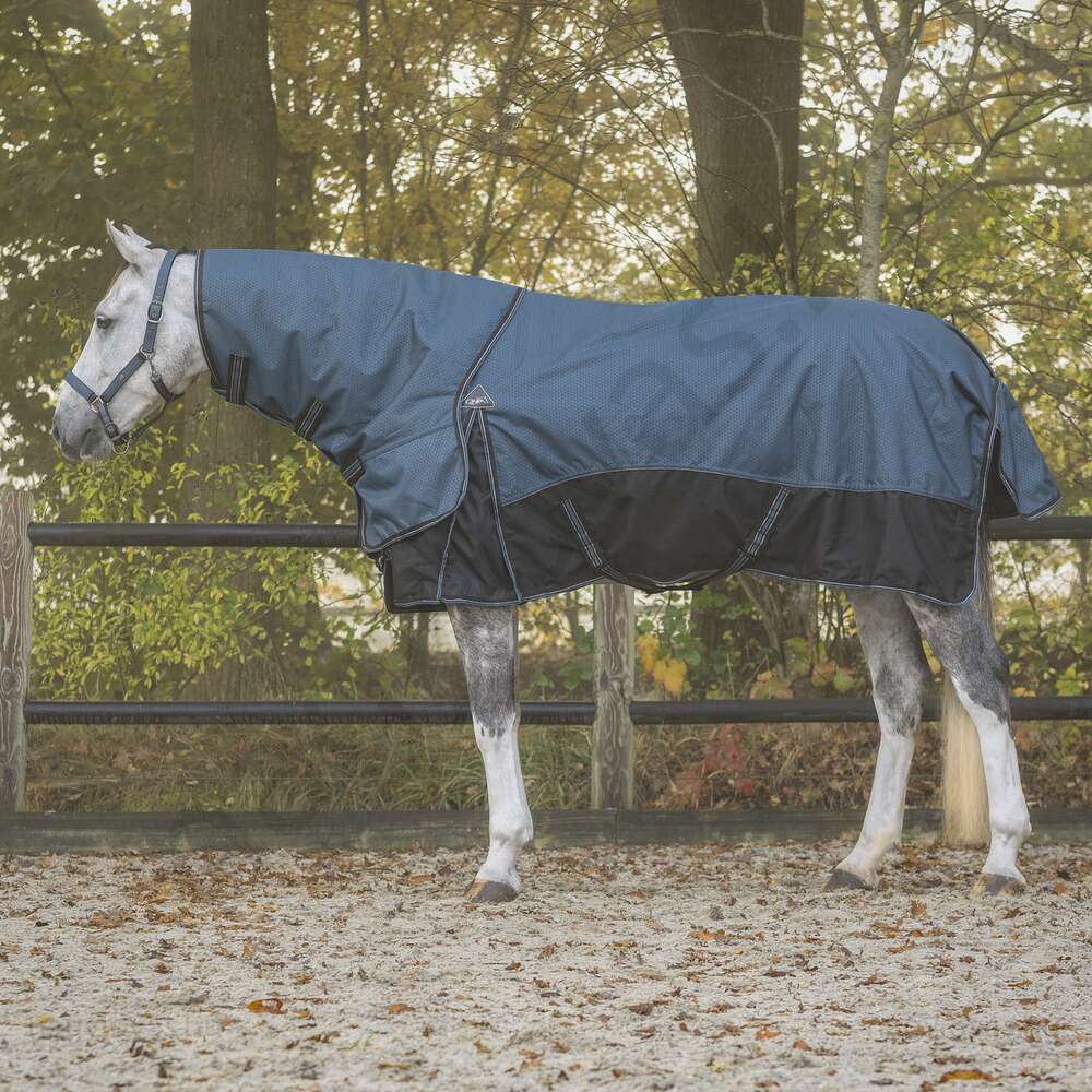QHP téli lótakaró karám vízálló 150 gr.  kék 125 cm