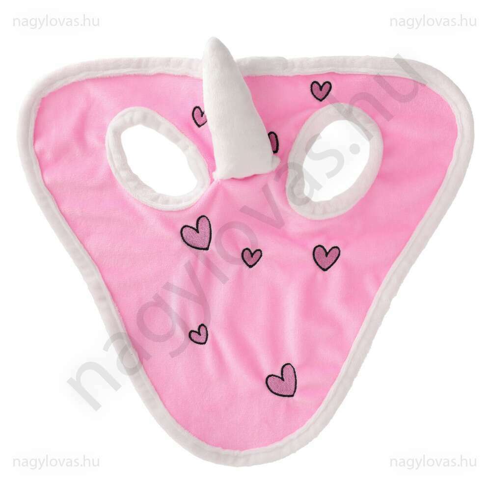 QHP Unicorn ló fejvédő pink póni