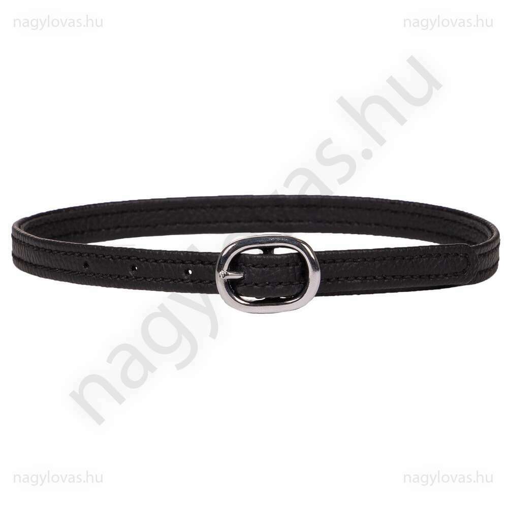 QHP Veganso sarkantyúszíj - Fekete 