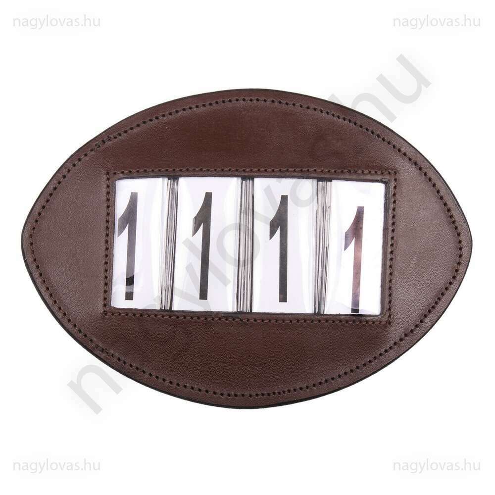 QHP versenyszámtartó 2db - Barna