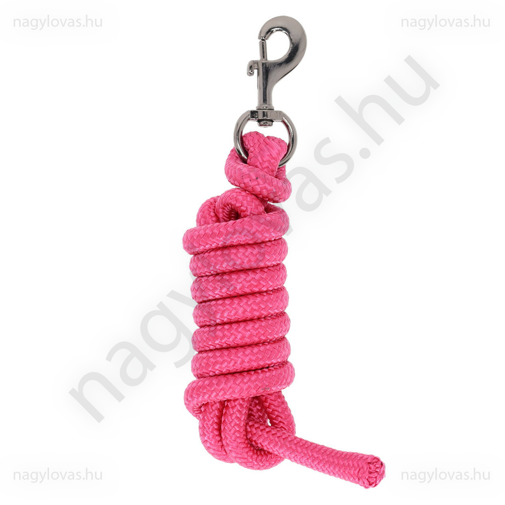QHP vezetőszár levehető karabínerrel pink 2m