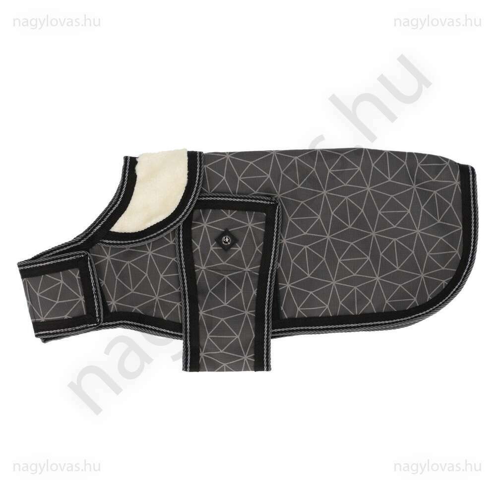 QHP vízálló kutyaruha szürke 45 cm