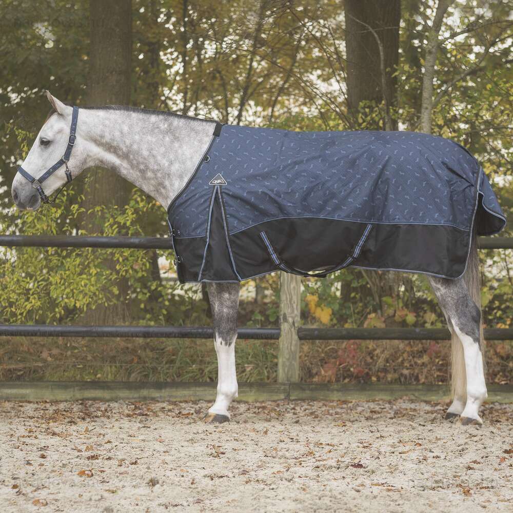 QHP vízálló lótakaró karám 50 gr. kék 135 cm