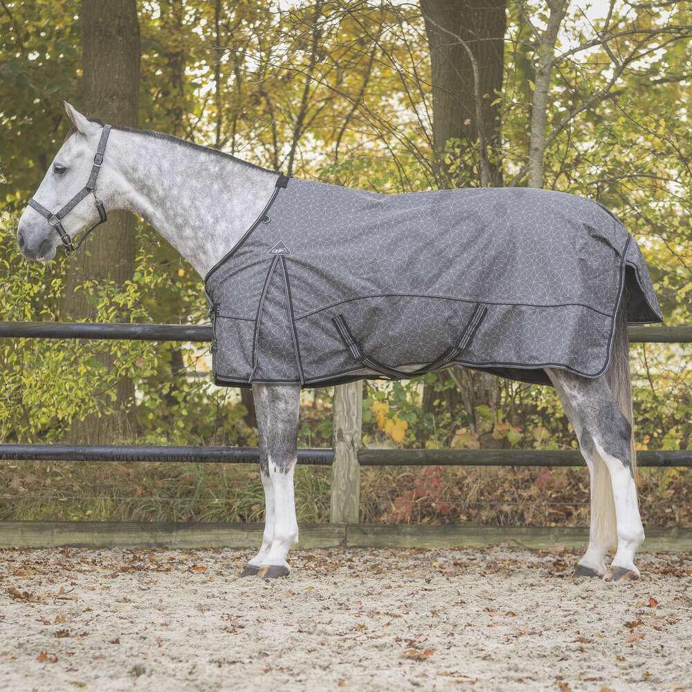 QHP vízálló lótakaró karám 50 gr. szürke 145 cm