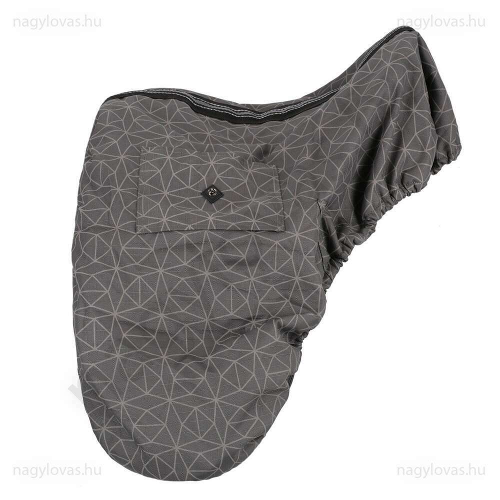 QHP vízlepergetős nyereghuzat  szürke fényvisszaverős 