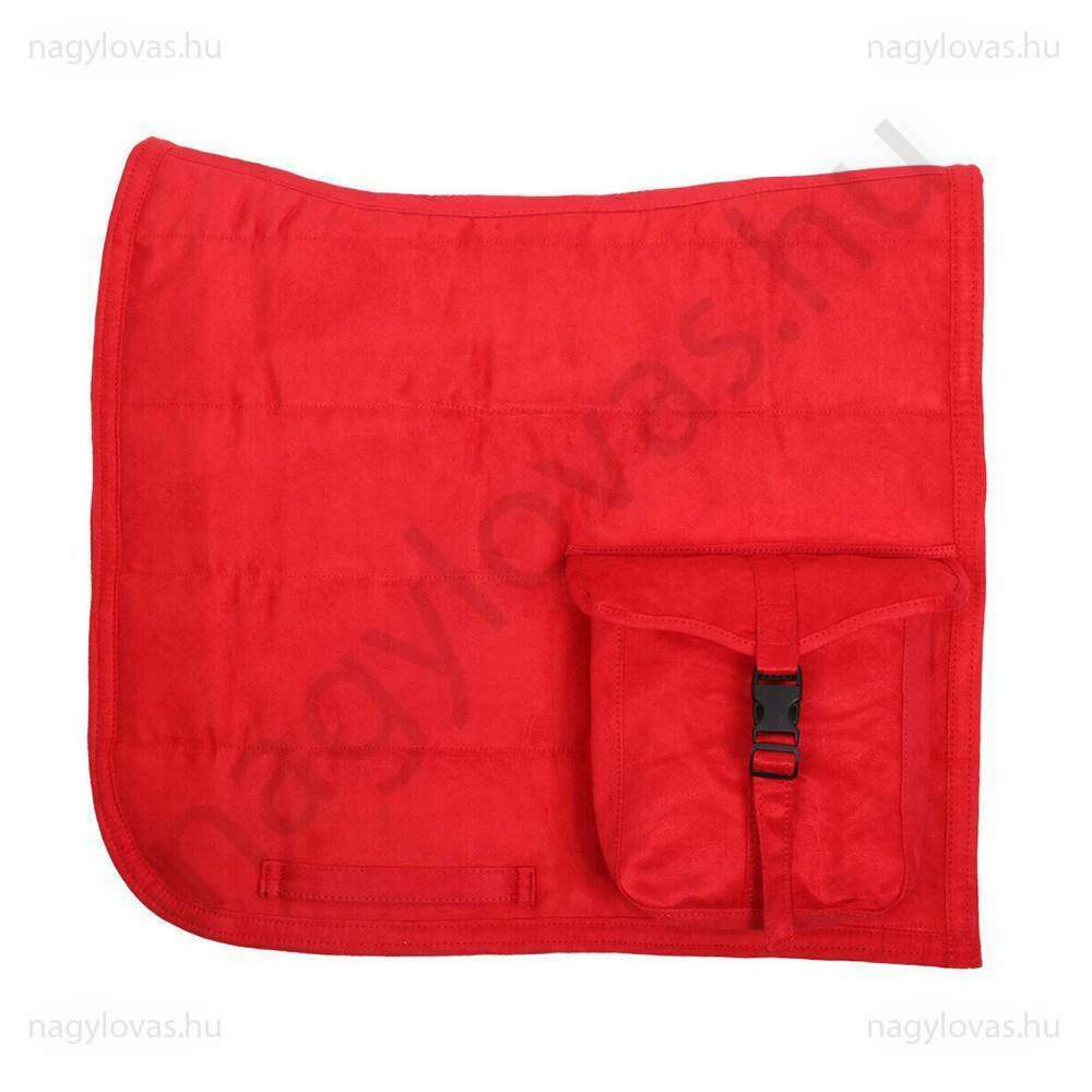 QHP zsebes nyeregalátét piros